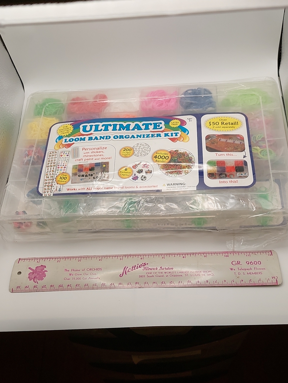 Ultimate Loom Band Organizer Kit - NEON Band Multicolor NIP NWT Msrp 39.99